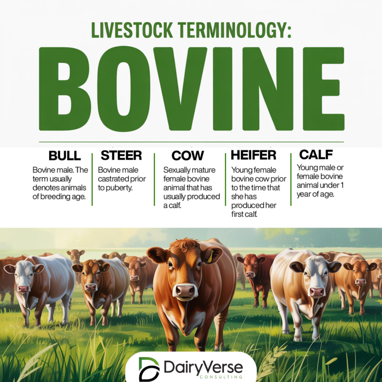 Livestock Terminology: BOVINE